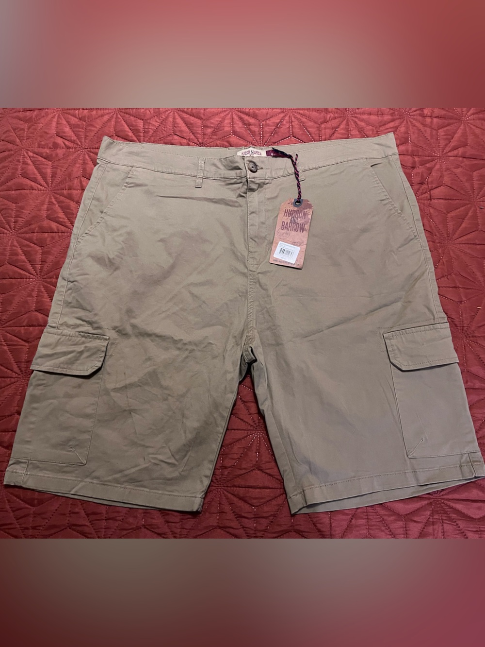 Men's Cargo Shorts in Khaki - Lightweight Everyday Utility
